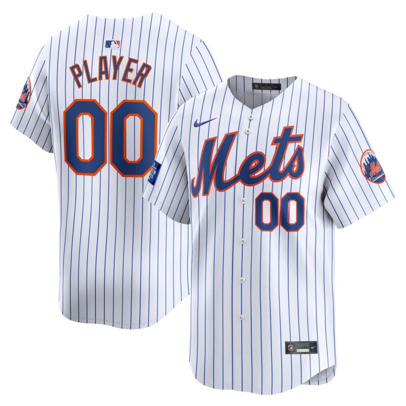 New York Mets Nike 2024 MLB World Tour London Series Home Pick-A-Player Limited Jersey?? White