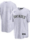 Colorado Rockies Nike Home Blank Replica Jersey - White