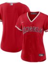 Los Angeles Angels Nike Women's Alternate Replica Team Jersey - Red