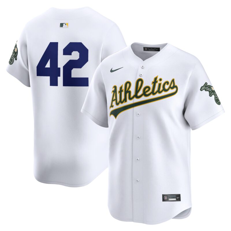 Oakland Athletics Nike 2024 Jackie Robinson Day Home Limited Jersey?? White