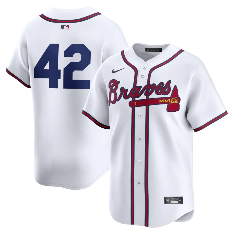 Atlanta Braves Nike 2024 Jackie Robinson Day Home Limited Jersey?? White