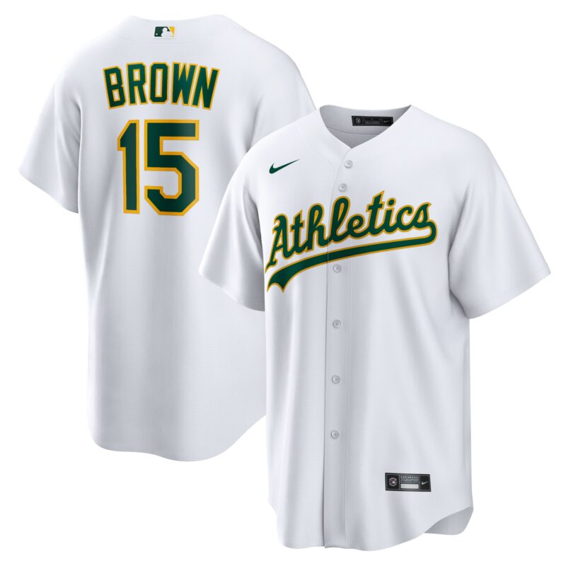 Seth Brown Oakland Athletics Nike Home Replica Jersey - White