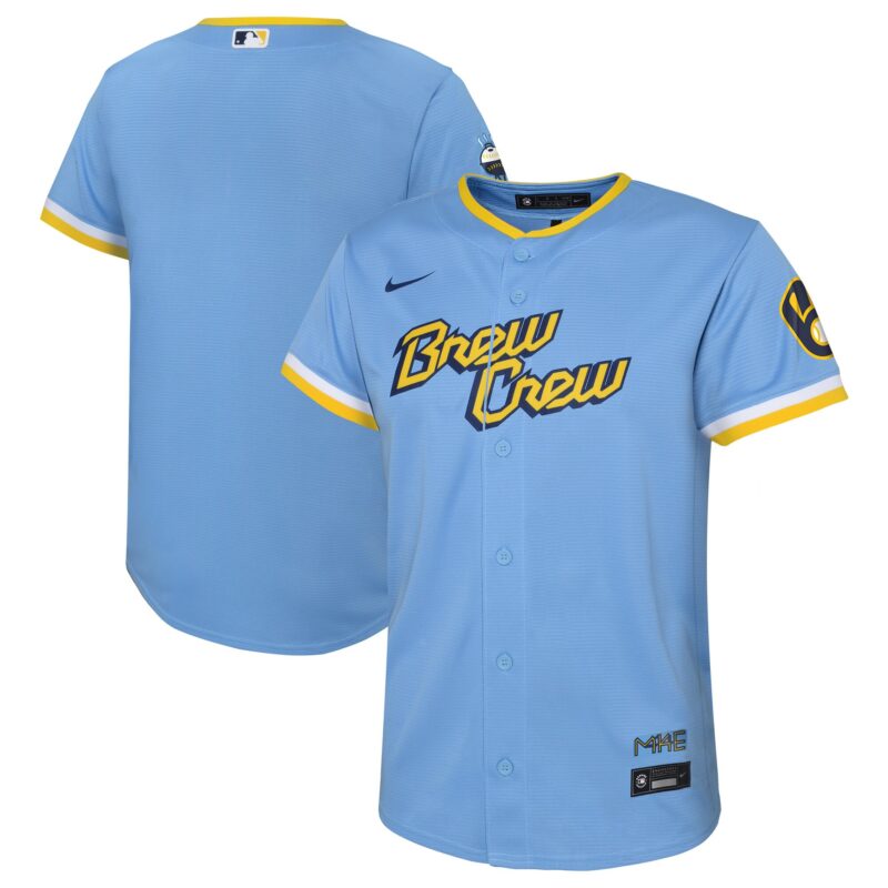 Milwaukee Brewers Nike Infant City Connect Replica Team Jersey - Powder Blue