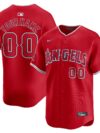 Los Angeles Angels Nike Alternate Limited Custom Jersey?? Red