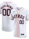 Houston Astros Nike Home Elite Custom Jersey - White