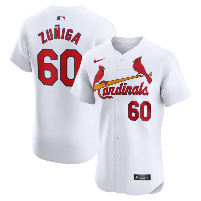 Guillermo Zu?iga St. Louis Cardinals Nike Home Elite Player Jersey - White