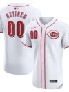 Cincinnati Reds Nike Home Elite Pick-A-Player Retired Roster Patch Jersey - White