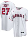 Mike Trout Los Angeles Angels Nike Home Replica Player Name Jersey - White