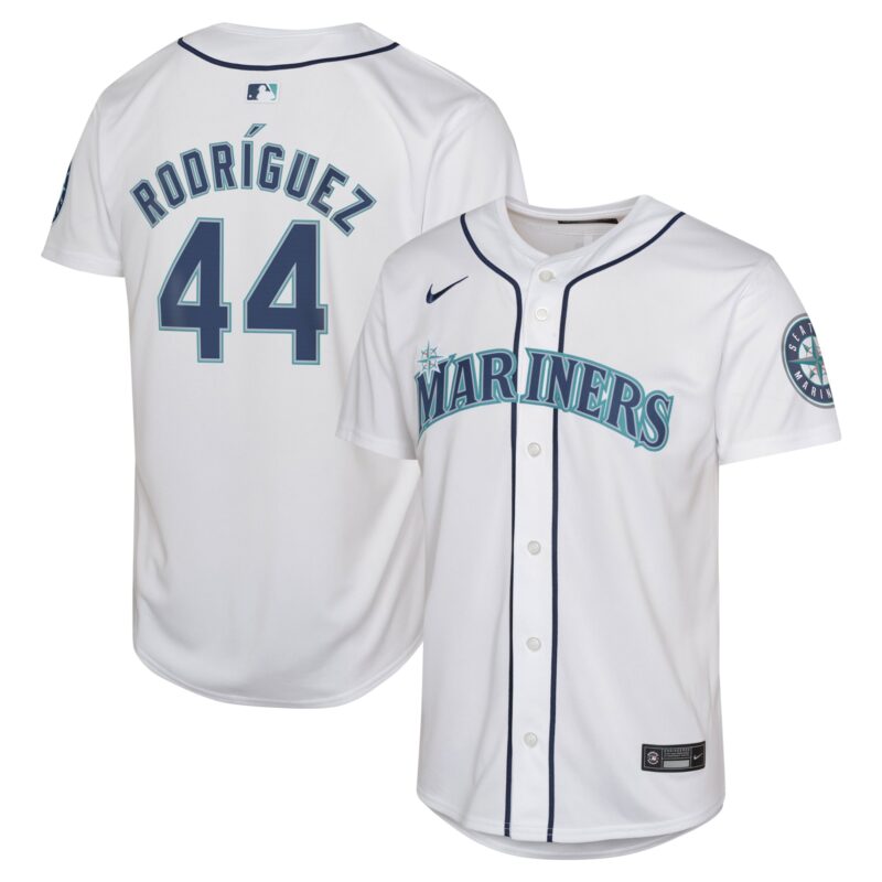 Julio Rodr?guez Seattle Mariners Nike Youth Home Limited Jersey?? White