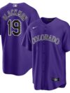 Charlie Blackmon Colorado Rockies Nike Alternate Replica Player Name Jersey - Purple