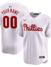 Philadelphia Phillies Nike Home Limited Custom Jersey - White