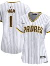 San Diego Padres Nike Women's #1 Mom Home Limited Jersey - White