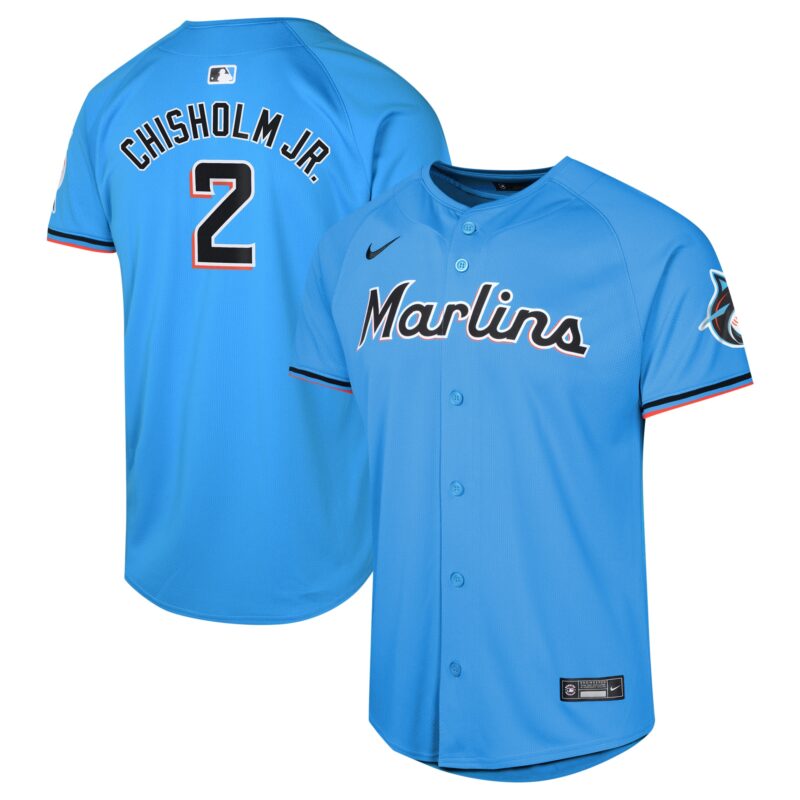 Jazz Chisholm Jr. Miami Marlins Nike Youth Alternate Limited Player Jersey?? Blue