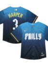 Bryce Harper Philadelphia Phillies Nike Toddler 2024 City Connect Limited Player Jersey - Blue