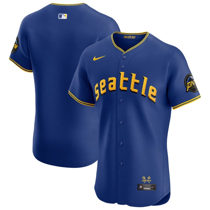 Seattle Mariners Nike City Connect Elite Jersey - Royal