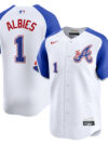 Ozzie Albies Atlanta Braves Nike City Connect Limited Player Jersey - White