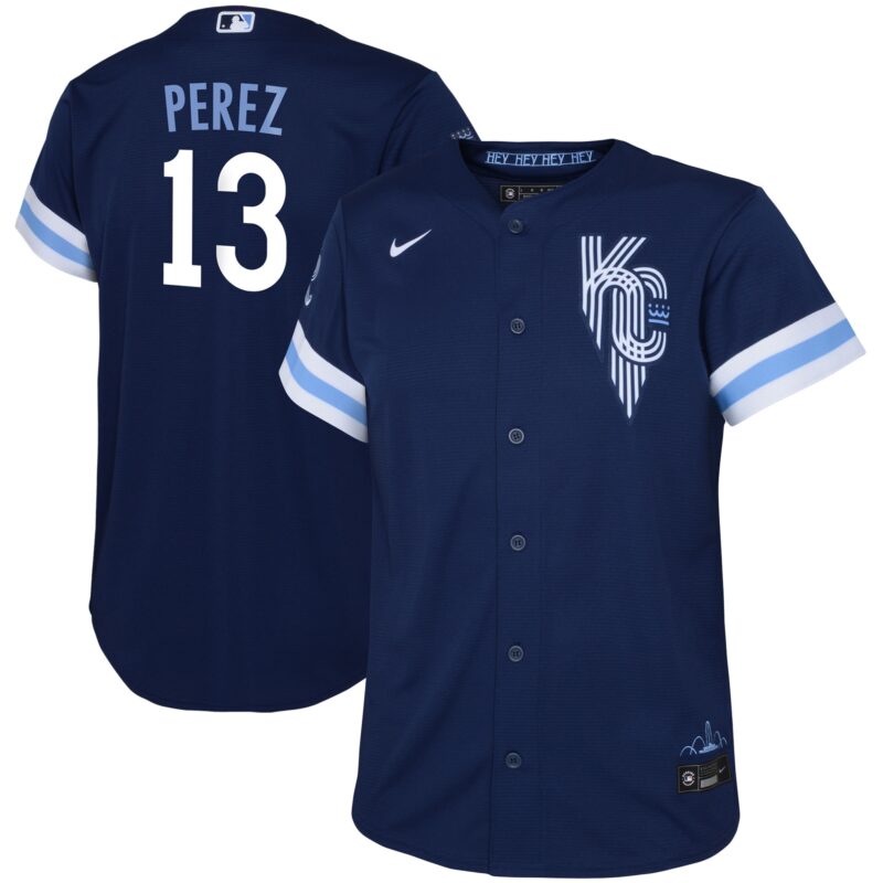 Salvador Perez Kansas City Royals Nike Toddler City Connect Replica Player Jersey - Navy