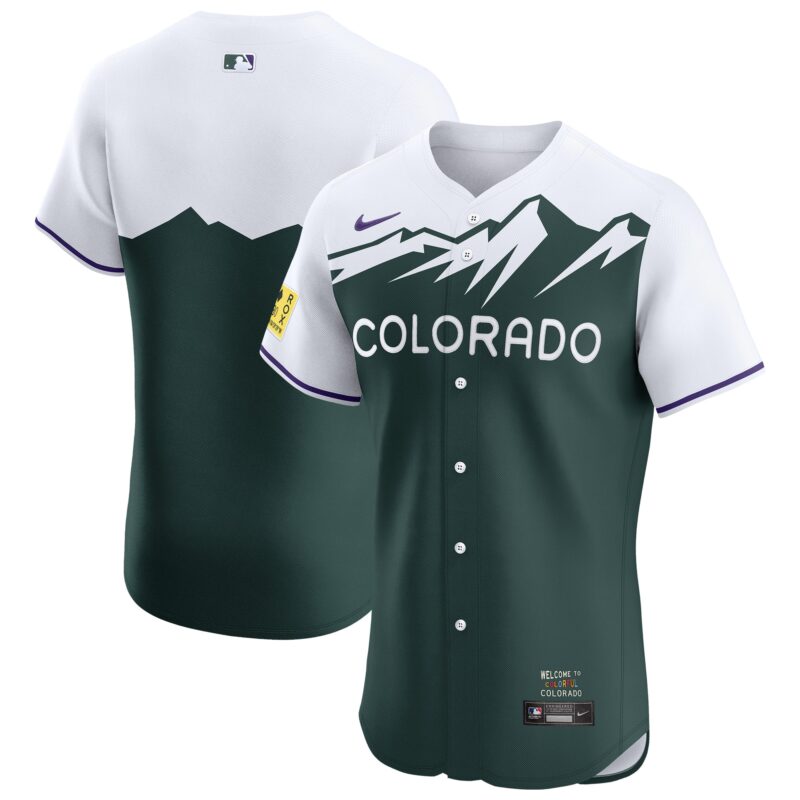Colorado Rockies Nike City Connect Elite Jersey - Green