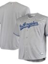 Los Angeles Dodgers Big & Tall Replica Team Jersey - Gray