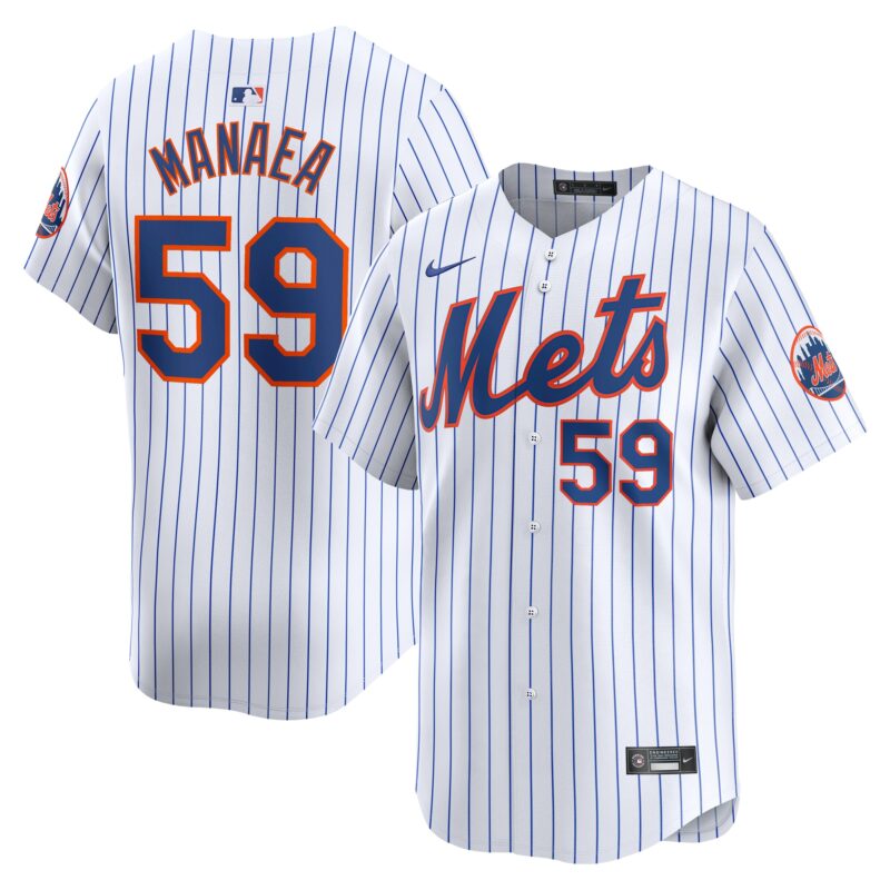 Sean Manaea New York Mets Nike Home Limited Player Jersey?? White