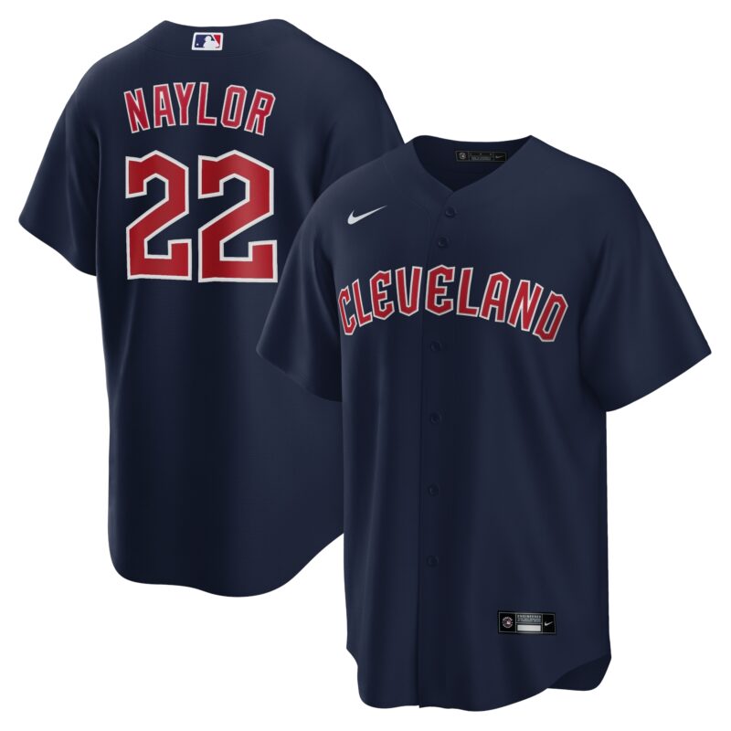 Josh Naylor Cleveland Guardians Nike Alternate Replica Jersey - Navy