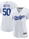 Mookie Betts Los Angeles Dodgers Nike Women's Home Replica Player Jersey - White