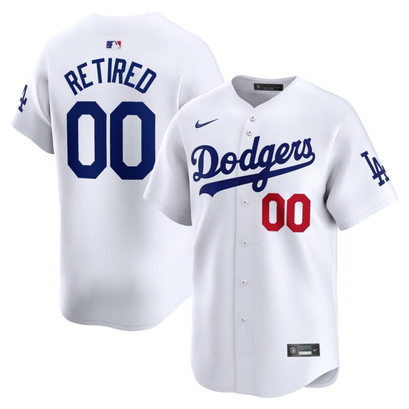 Los Angeles Dodgers Nike Home Limited Pick-A-Player Retired Roster Jersey - White