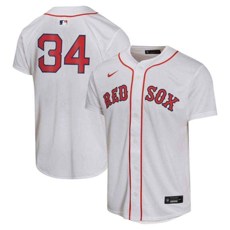 David Ortiz Boston Red Sox Nike Youth Home Retired Game Player Jersey - White