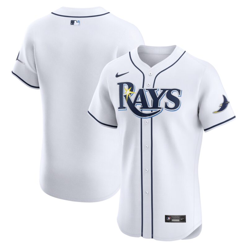 Tampa Bay Rays Nike Home Elite Jersey - White