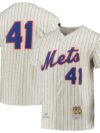 Tom Seaver New York Mets Mitchell & Ness 1969 Cooperstown Collection Authentic Jersey - Cream