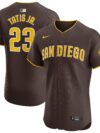 Fernando Tatis Jr. San Diego Padres Nike Road Elite Player Jersey - Brown