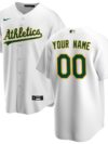 Oakland Athletics Nike Youth Home Replica Custom Jersey - White