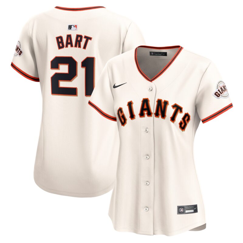 Joey Bart San Francisco Giants Nike Women's Home Limited Player Jersey - Cream