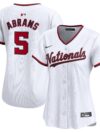 CJ Abrams Washington Nationals Nike Women's Home Limited Player Jersey?? White