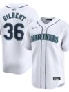 Logan Gilbert Seattle Mariners Nike Home Limited Player Jersey - White