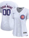 Chicago Cubs Nike Women's Home Limited Custom Jersey - White