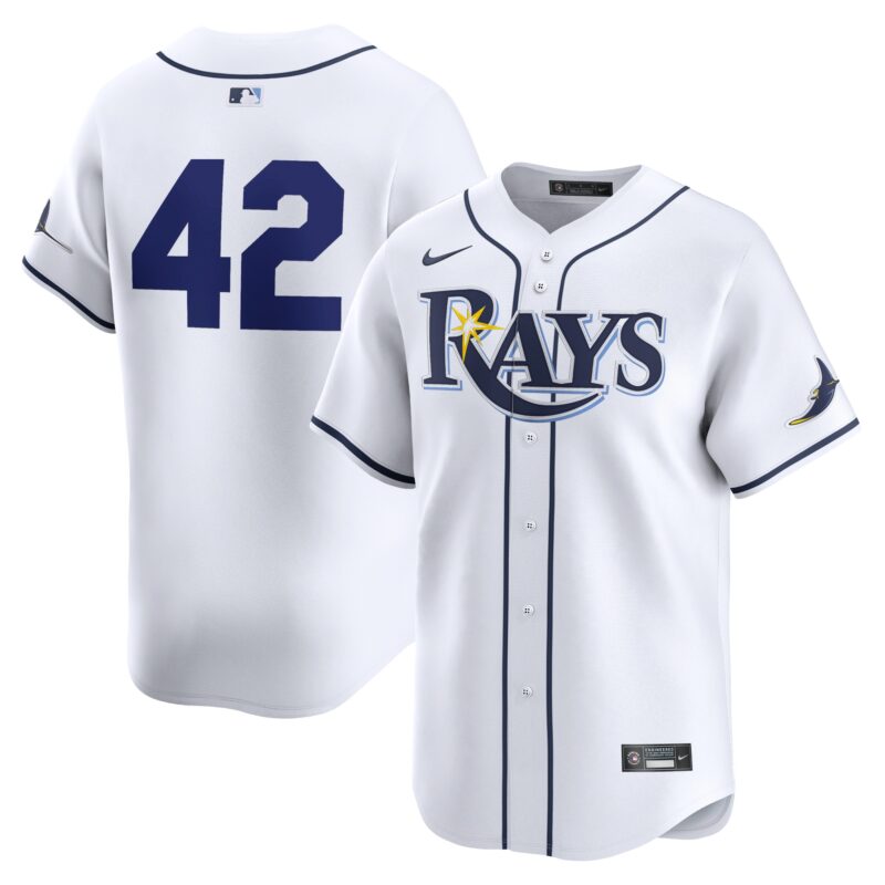 Tampa Bay Rays Nike 2024 Jackie Robinson Day Home Limited Jersey?? White
