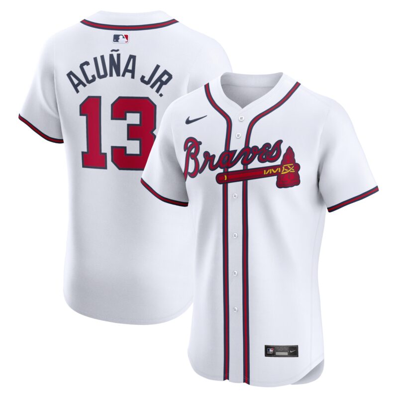 Ronald Acu?a Jr. Atlanta Braves Nike Home Elite Jersey - White