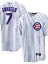 Dansby Swanson Chicago Cubs Nike Replica Player Jersey - White