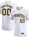Pittsburgh Pirates Nike Home Elite Custom Jersey - White