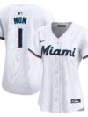 Miami Marlins Nike Women's #1 Mom Home Limited Jersey - White