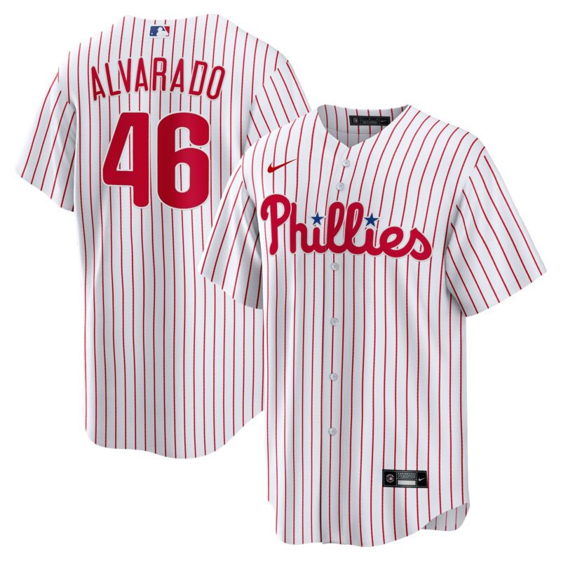 Jos? Alvarado Philadelphia Phillies Nike Home Replica Player Jersey - White