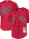 David Ortiz Boston Red Sox Mitchell & Ness Youth Cooperstown Collection Batting Practice Jersey - Red