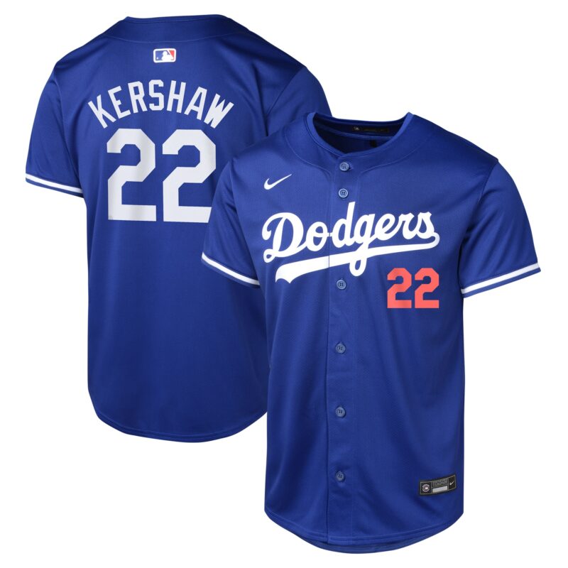 Clayton Kershaw Los Angeles Dodgers Nike Youth Alternate Limited Player Jersey?? Royal