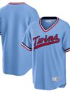 Minnesota Twins Nike Road Cooperstown Collection Team Jersey - Light Blue