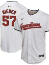 Shane Bieber Cleveland Guardians Nike Youth Home Game Player Jersey - White