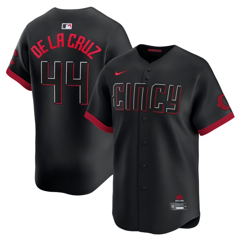 Elly De La Cruz Cincinnati Reds Nike City Connect Limited Player Jersey - Black