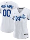 Kansas City Royals Nike Women's Replica Custom Jersey - White