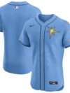 Tampa Bay Rays Nike Alternate Vapor Premier Elite Patch Jersey - Light Blue