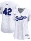 Los Angeles Dodgers Nike Women's 2024 Jackie Robinson Day Home Limited Jersey?? White